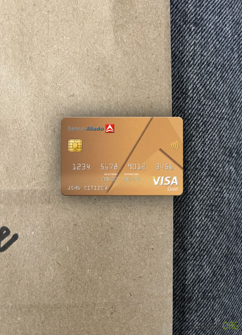 Panama Banco Aliado banque visa carte d'or photolook avant